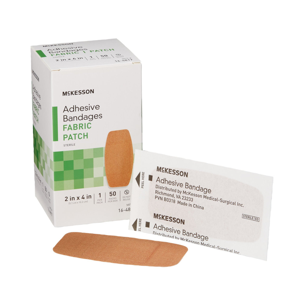 Adhesive Bandage Strips - Sterile, Flexible Fabric Bandages