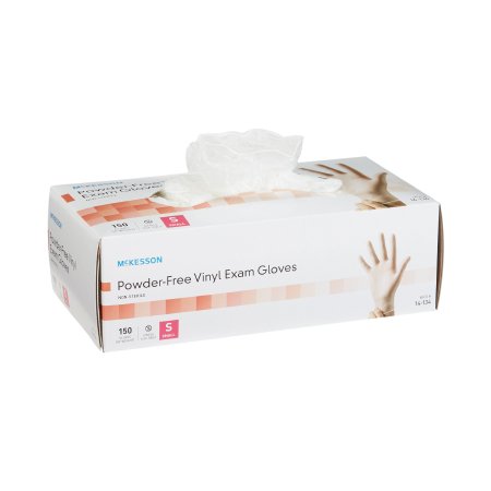 McKesson Vinyl Exam Gloves - Disposable, Latex-Free Medical Gloves