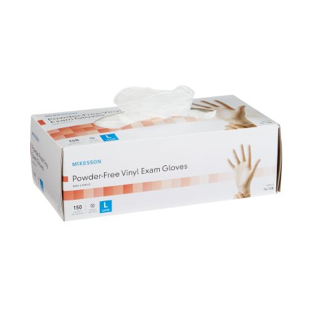 McKesson Vinyl Exam Gloves - Disposable, Latex-Free Medical Gloves