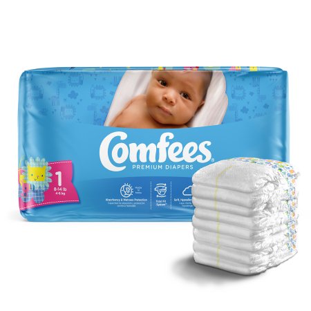 Unisex Baby Diaper Comfees® Moderate Absorbency